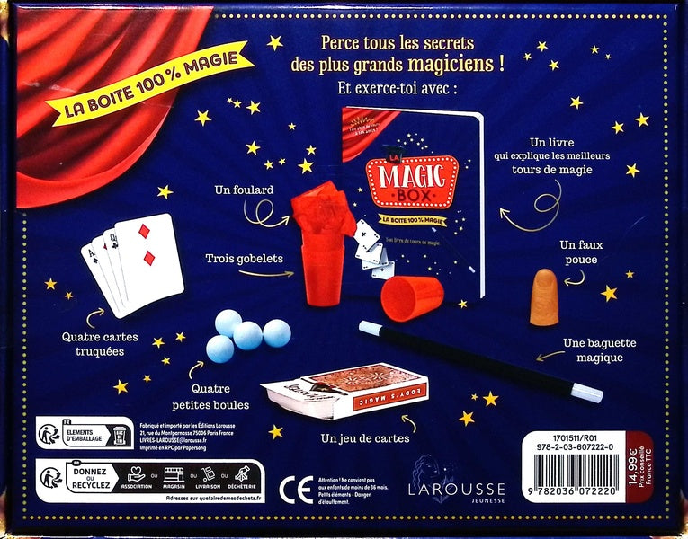 Back cover of La magic box : La boîte 100% magie
