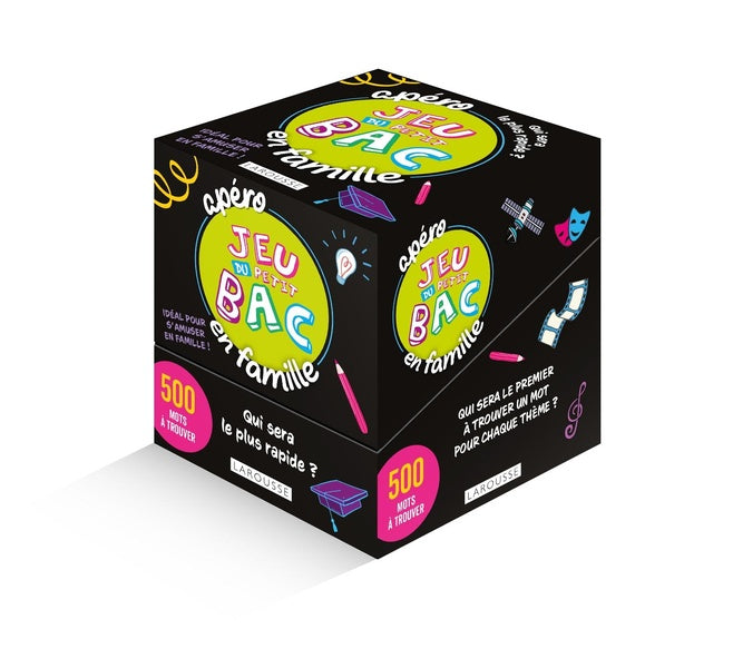 Front cover of Apéro Jeu du petit bac en famille