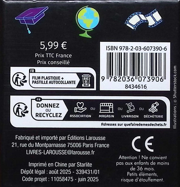 Back cover of Apéro Jeu du petit bac en famille