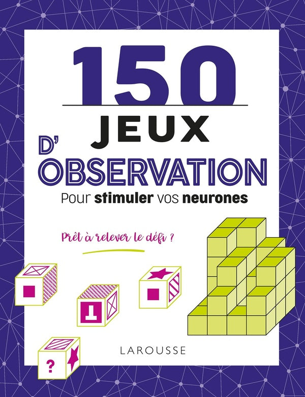 Front cover of 150 jeux d'observation pour stimuler vos neurones