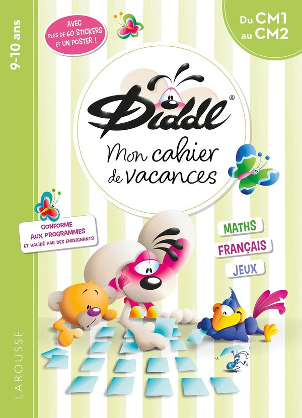 Front cover of Mon cahier de vacances Diddl ; Du CM1 au CM2