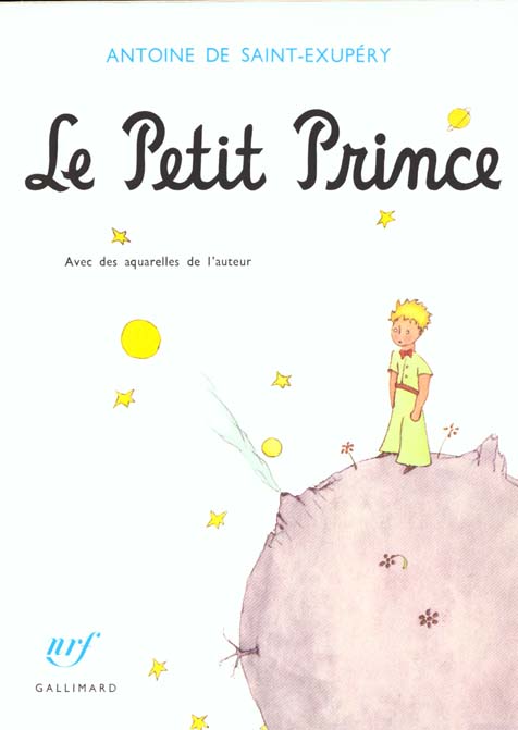 Back cover of Le petit prince