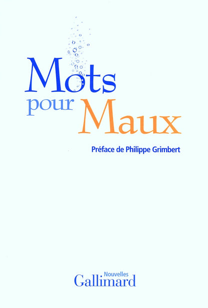 Front cover of Mots pour maux                     (PREFACE DE PHILIPPE GRIMBERT)