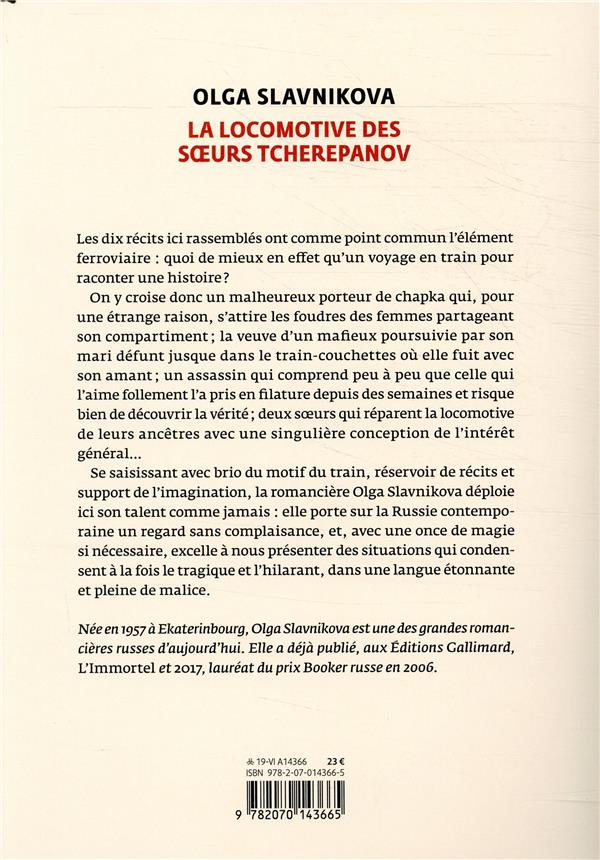 Back cover of La locomotive des soeurs Tcherepanov