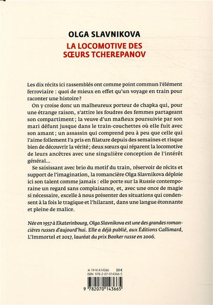 Back cover of La locomotive des soeurs Tcherepanov