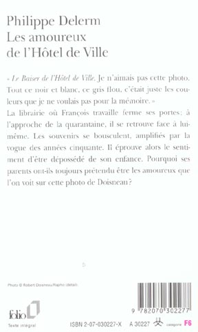 Back cover of Les amoureux de l'hôtel de ville