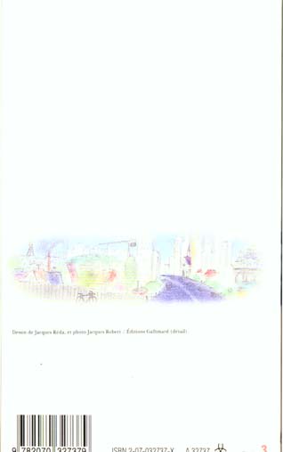 Back cover of Les ruines de paris