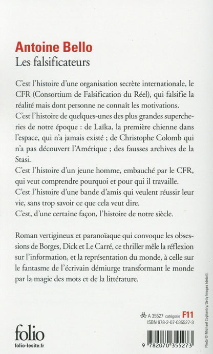 Back cover of Les falsificateurs