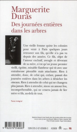 Back cover of Des journées entières dans les arbres