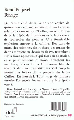 Back cover of Ravage