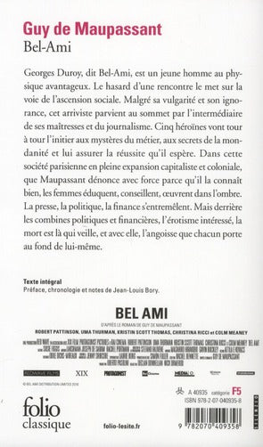 Back cover of Bel-Ami                     (EDITION DE JEAN-LOUIS BORY)