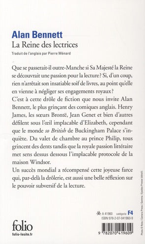 Back cover of La reine des lectrices