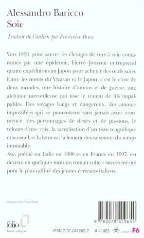 Back cover of Soie
