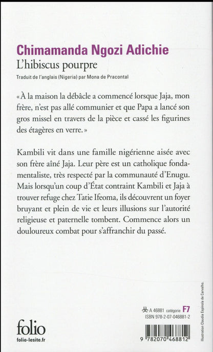 Back cover of L'hibiscus pourpre