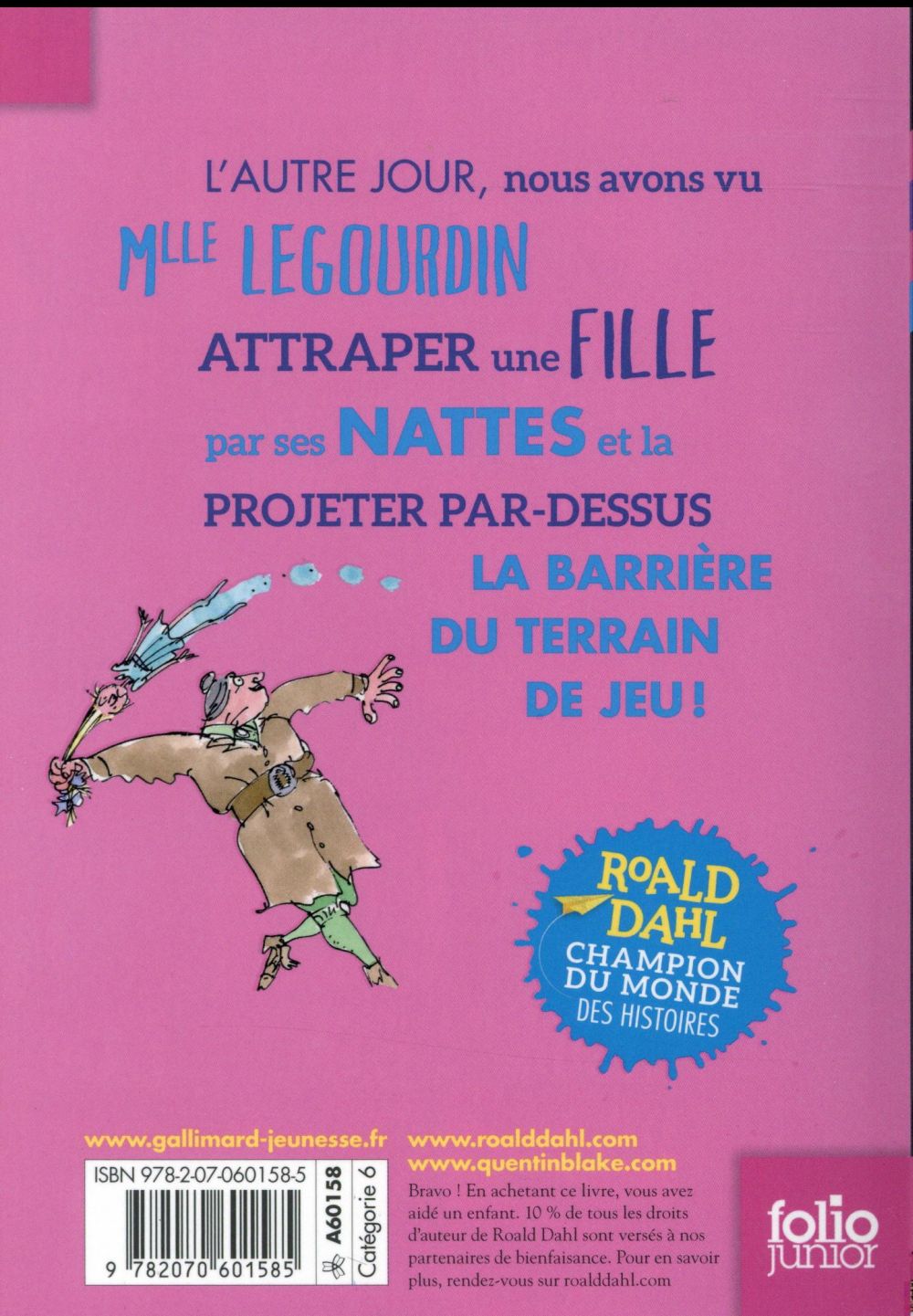 Back cover of Matilda