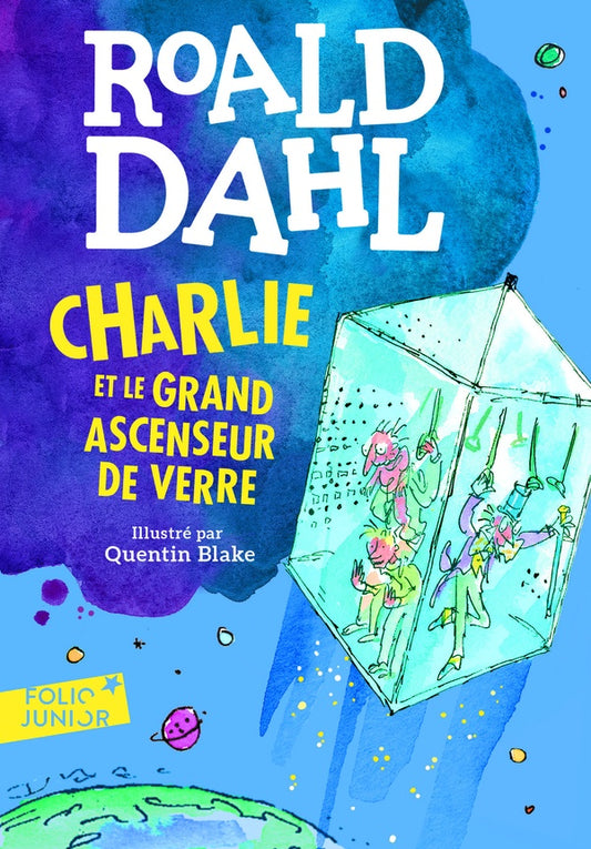 Front cover of Charlie et le grand ascenseur de verre