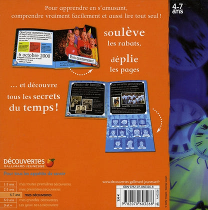 Back cover of Le temps