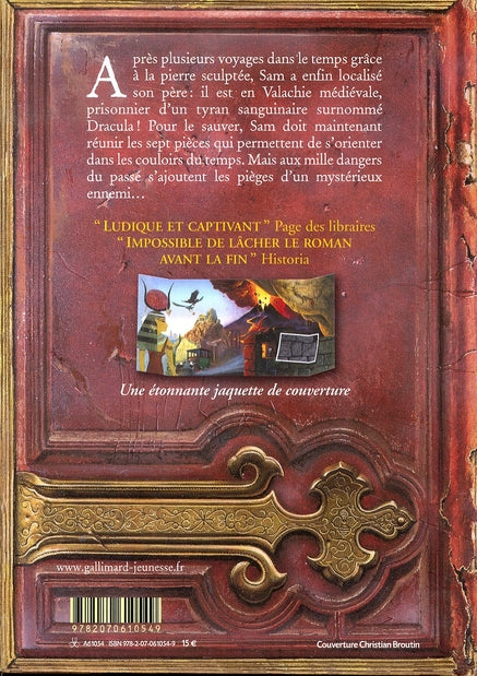 Back cover of Le livre du temps Tome 2 : les sept pièces