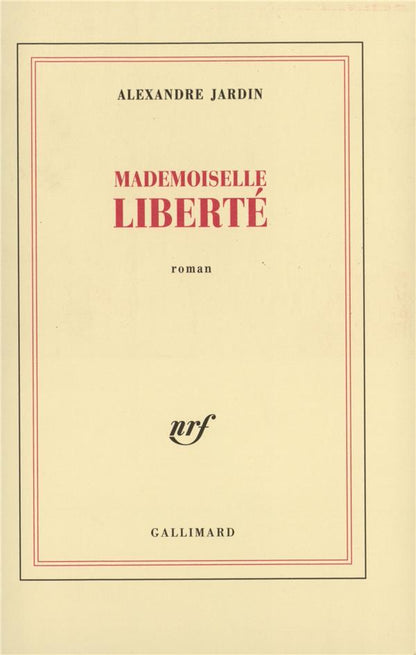 Front cover of Mademoiselle Liberté
