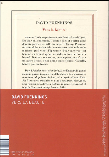 Back cover of Vers la beauté