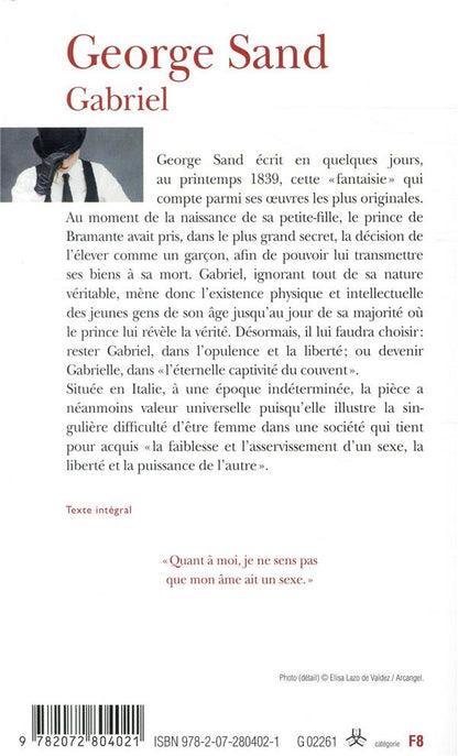 Back cover of Gabriel