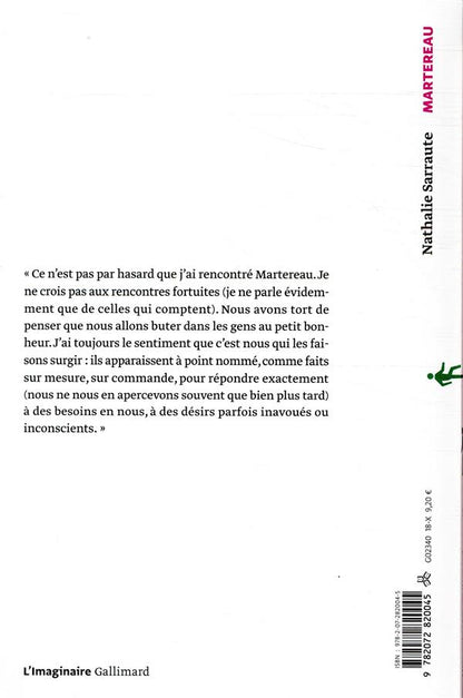 Back cover of Martereau