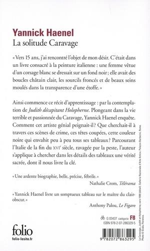 Back cover of La solitude Caravage