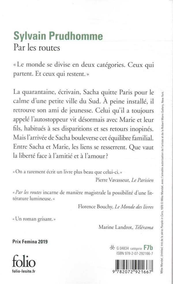 Back cover of Par les routes