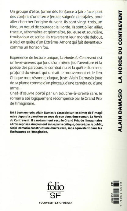 Back cover of La horde du contrevent
