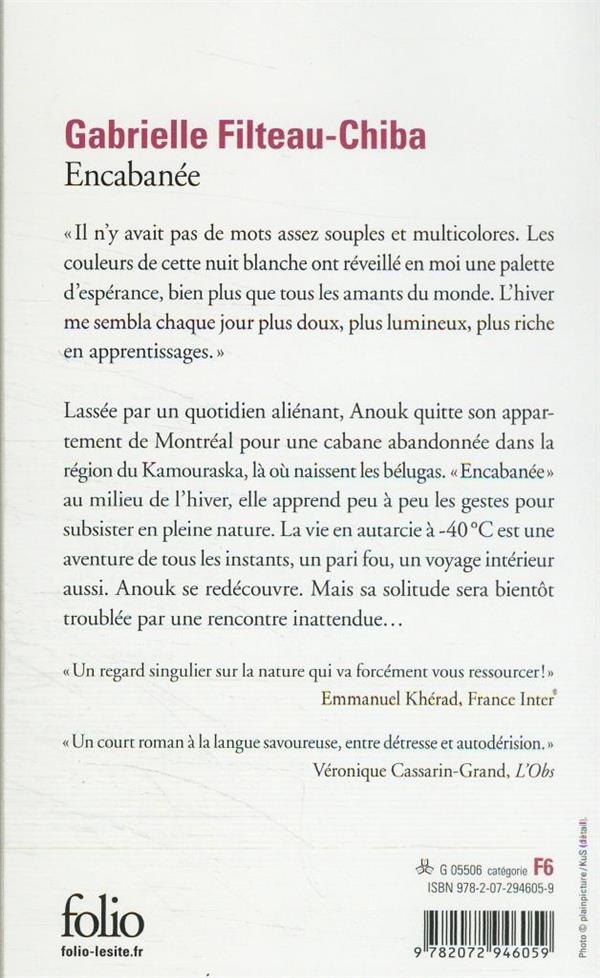 Back cover of Encabanée