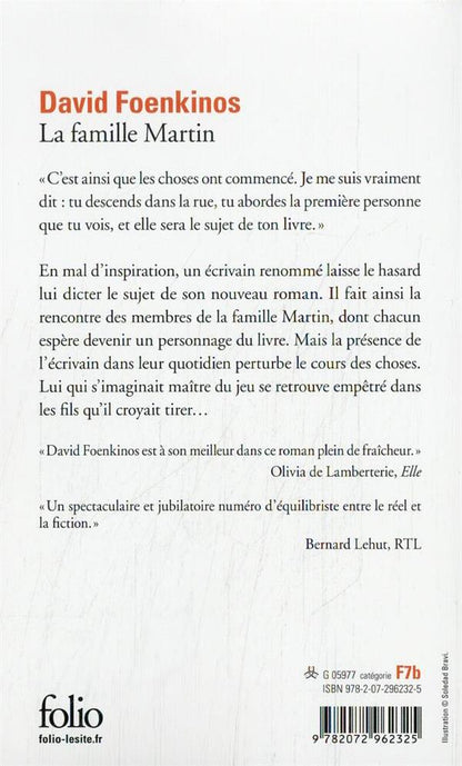 Back cover of La famille Martin