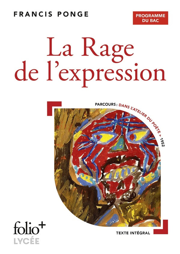 Front cover of La rage de l'expression : bac 2023