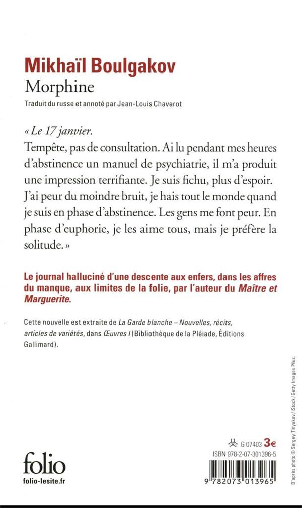 Back cover of Morphine