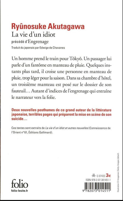 Back cover of La vie d'un idiot : Engrenage
