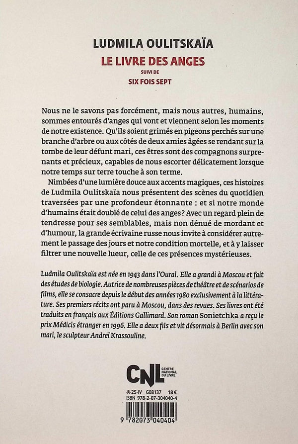 Back cover of Le livre des anges : Six fois sept