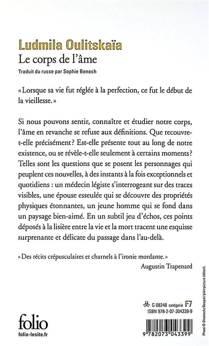 Back cover of Le corps de l'âme : Nouveaux récits