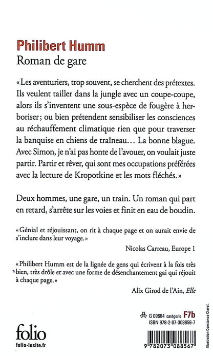 Back cover of Roman de gare