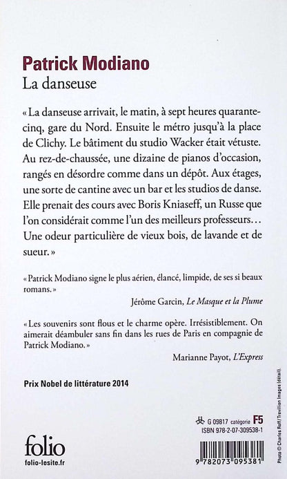 Back cover of La danseuse