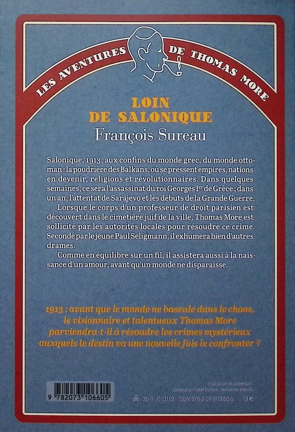 Back cover of Les aventures de Thomas More : Loin de Salonique