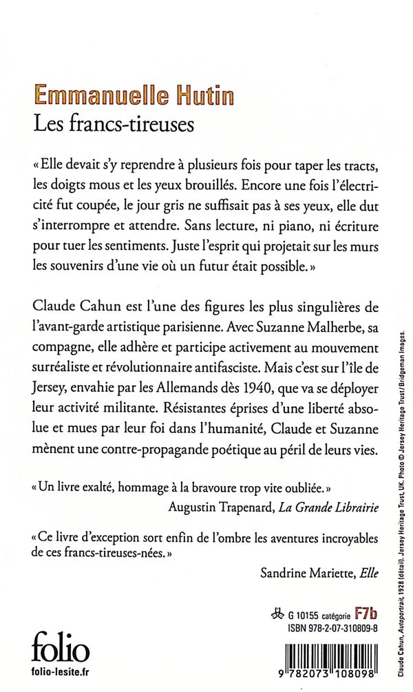 Back cover of Les francs-tireuses