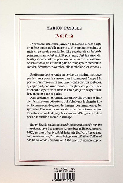 Back cover of Petit fruit