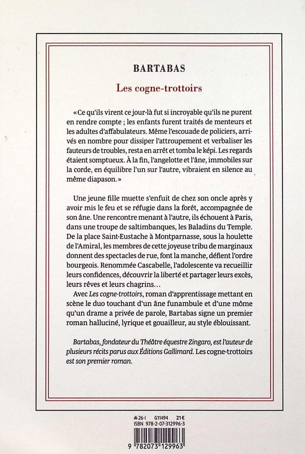 Back cover of Les cogne-trottoirs