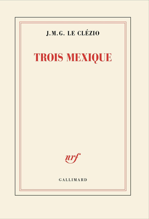 Front cover of Trois Mexique