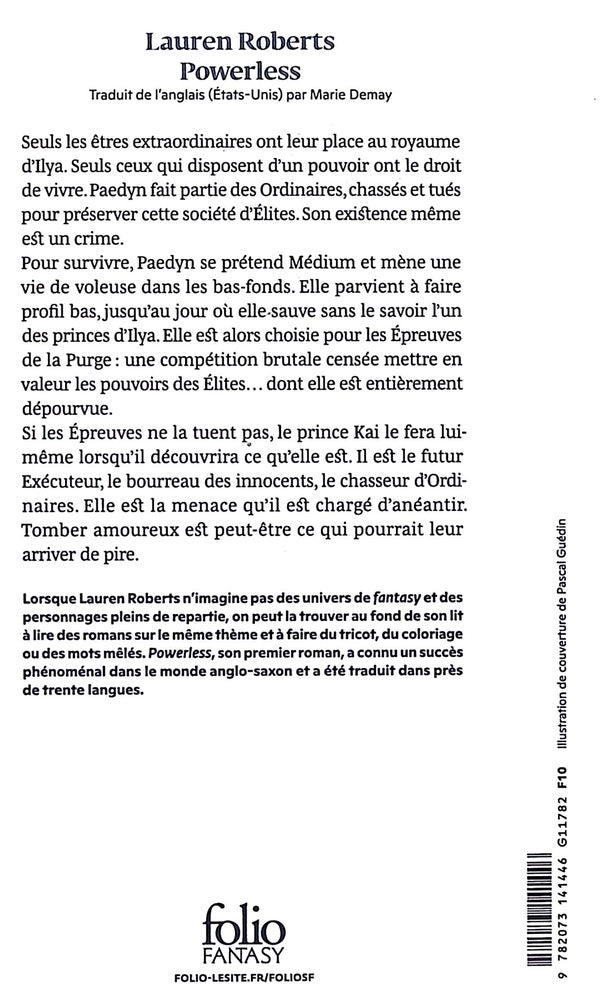 Back cover of Powerless