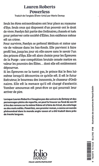 Back cover of Powerless