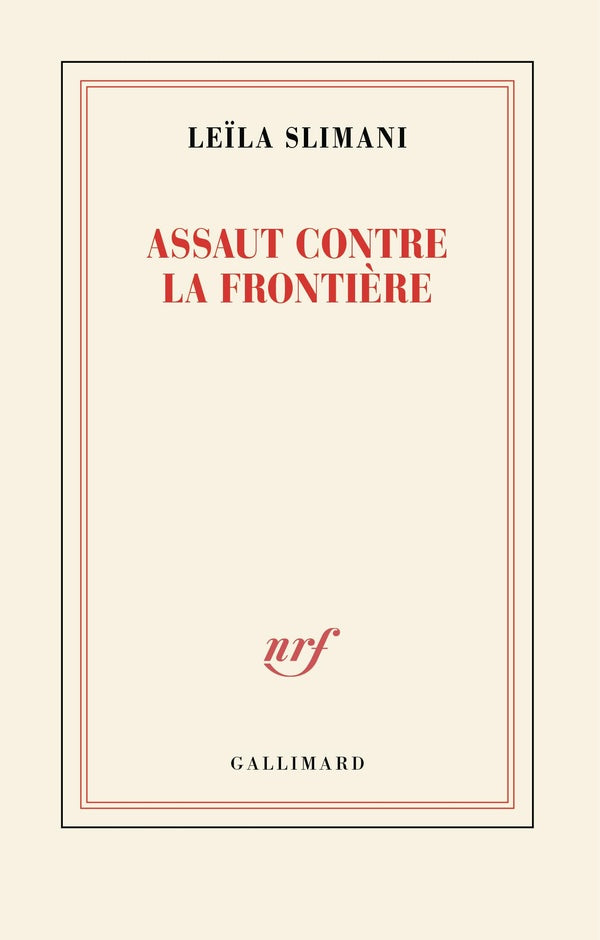 Front cover of Assaut contre la frontière