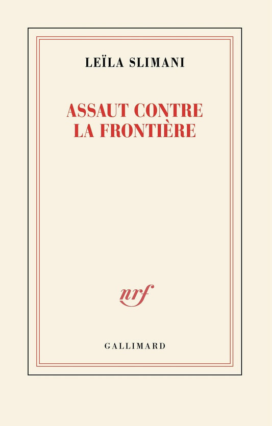 Front cover of Assaut contre la frontière