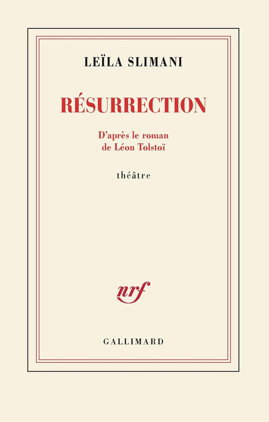 Front cover of Résurrection : D'après le roman de Léon Tolstoï