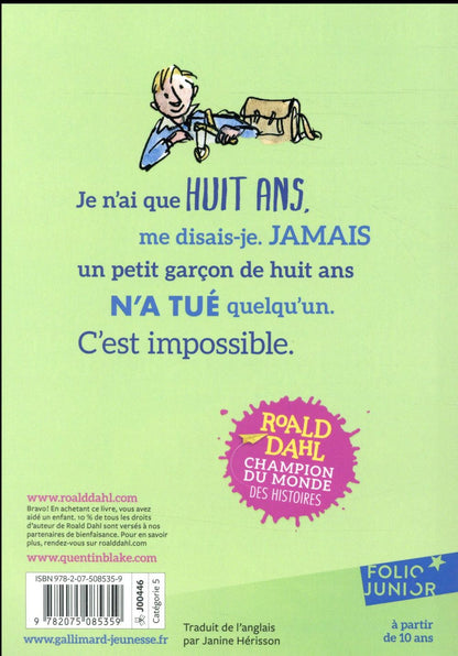 Back cover of Moi, boy (édition 2017)