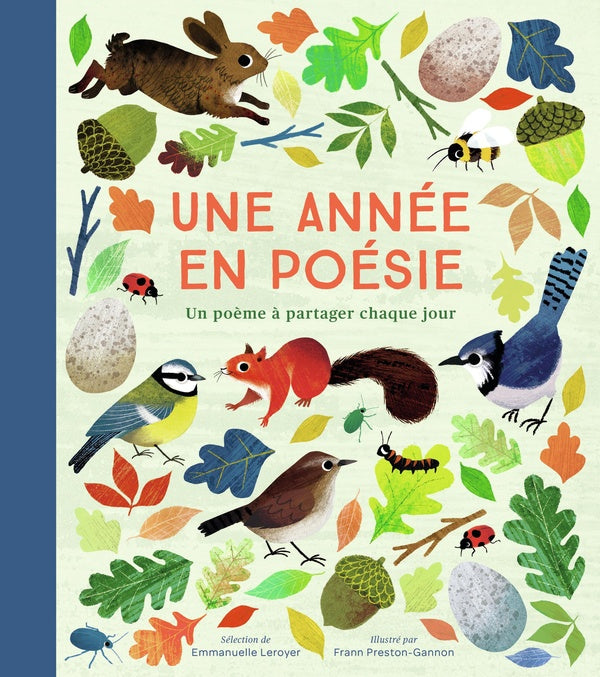Front cover of Une année en poésie : Un poème à partager chaque jour
